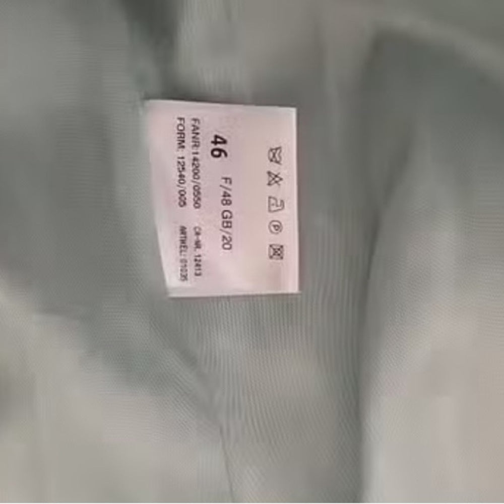 Basler Women's Light Green Blazer - Elevated Office Wear A size 46 (14-16)