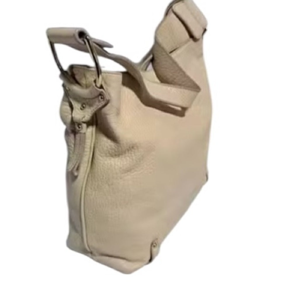Dolce & Gabbana Cream Leather Women's Bag