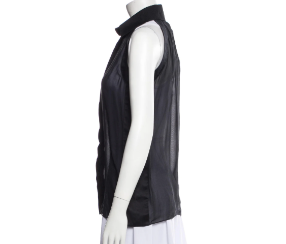 Givenchy Sleeveless Button-Up Top
