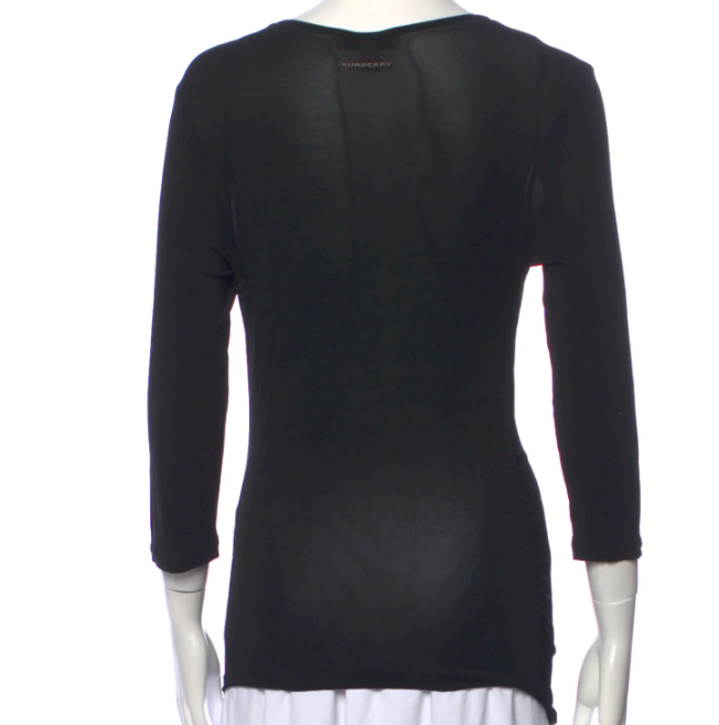 Burberry London Scoop Neck Shirt