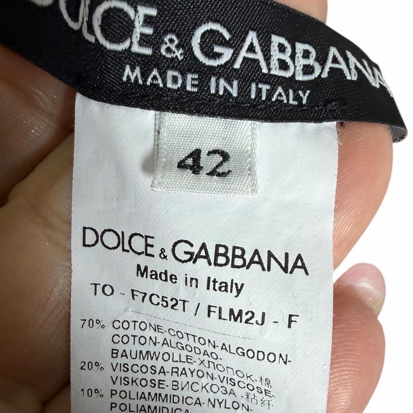Dolce & Gabbana Beige Lace Top