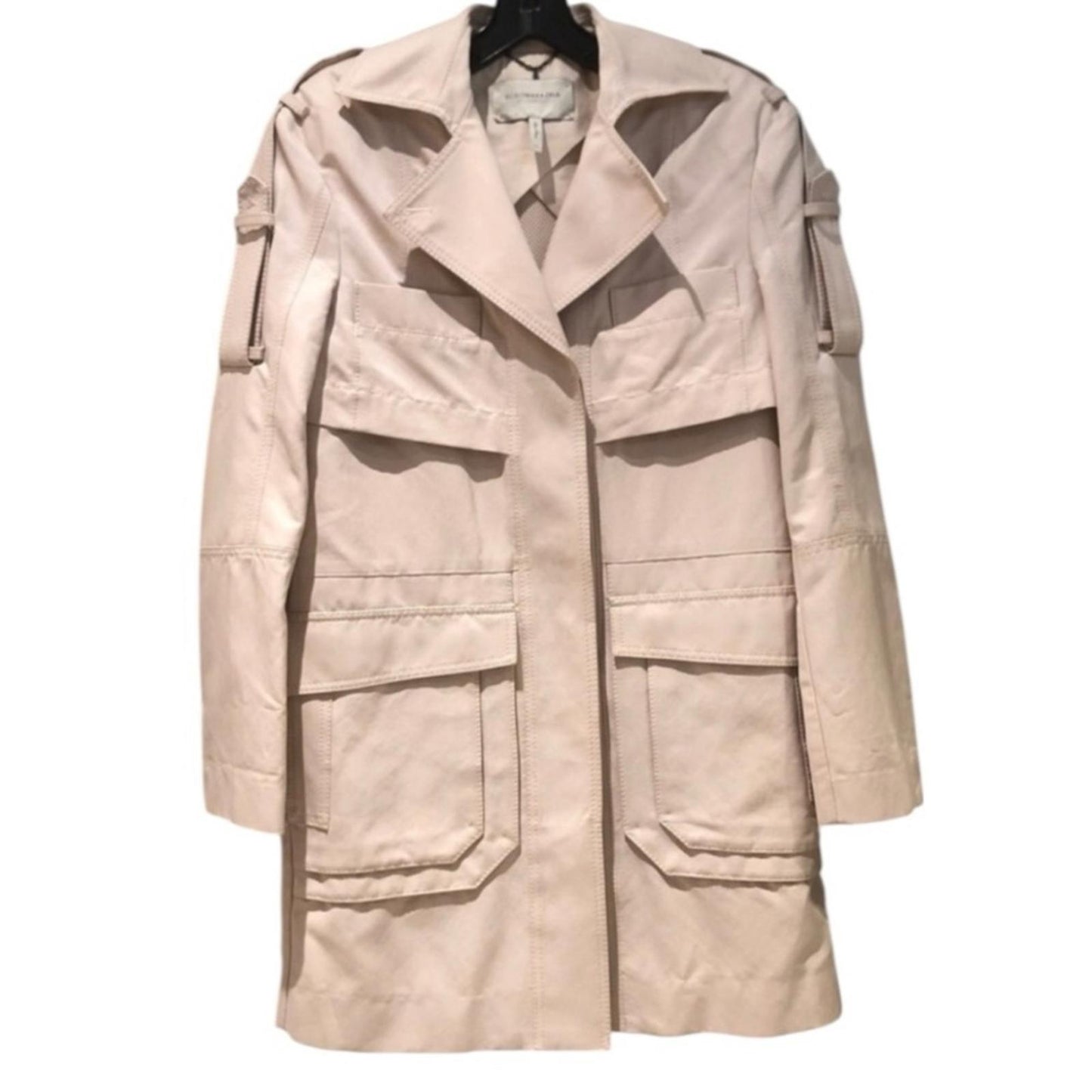 BCBGMaxAzria Cream Trench Coat -Runway Edition