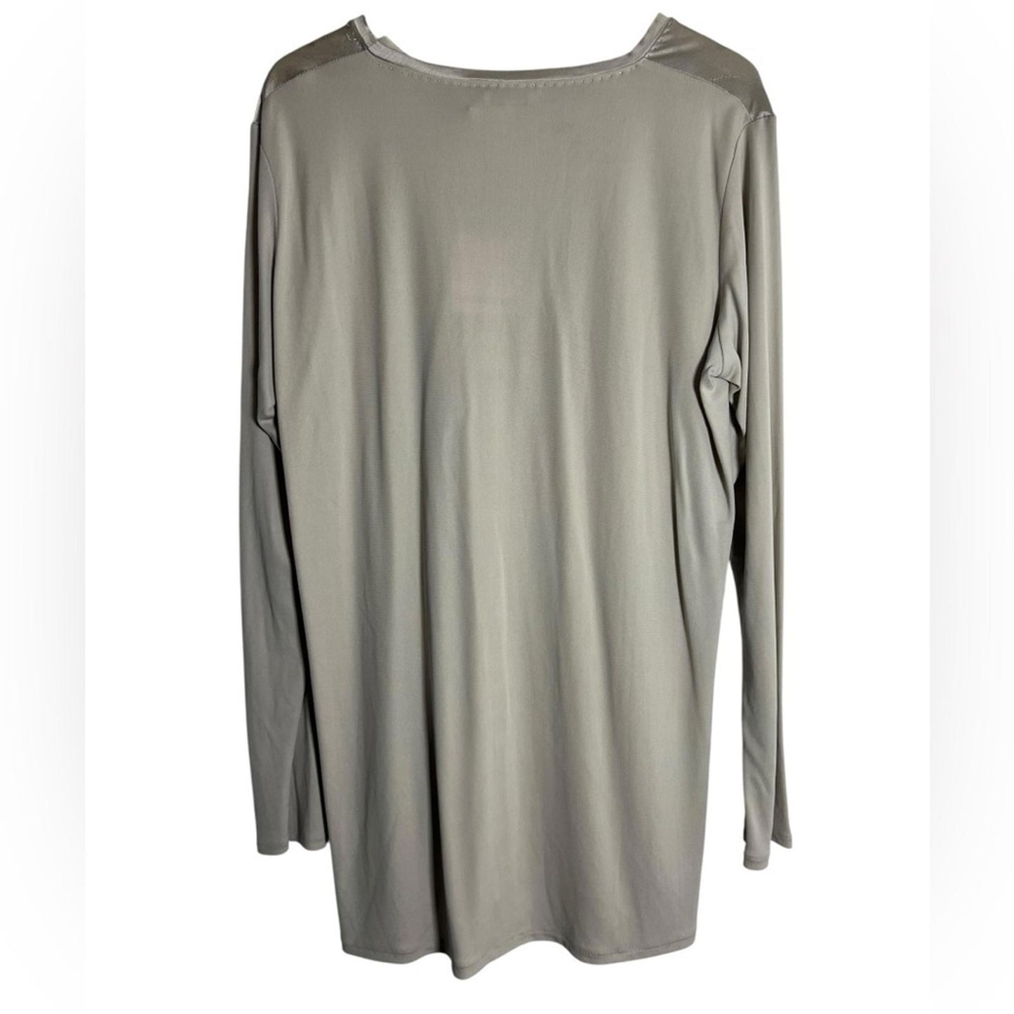 Marina Rinaldi Silver Silk Tunic