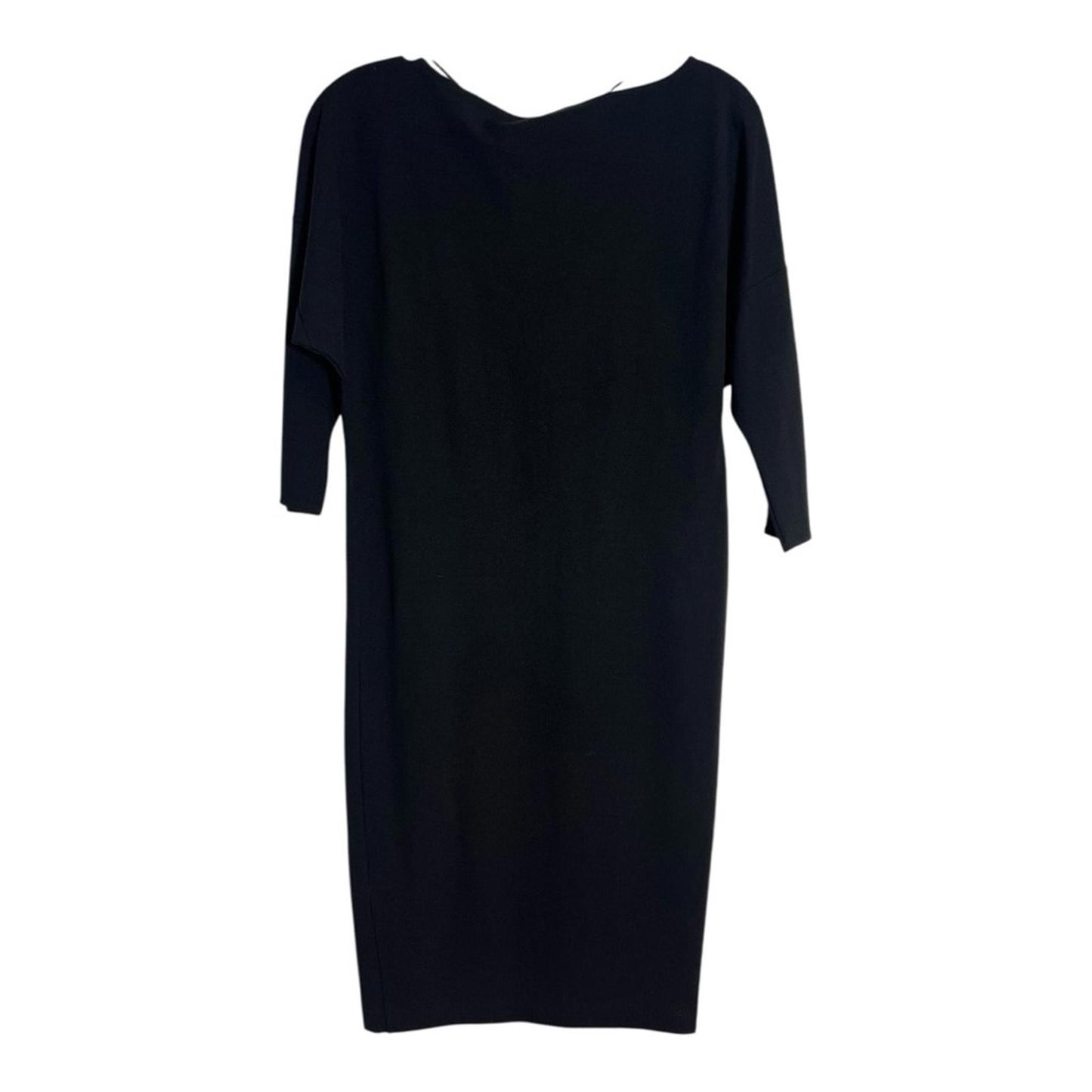 Massimo Dutti Black Long Sleeve Dress