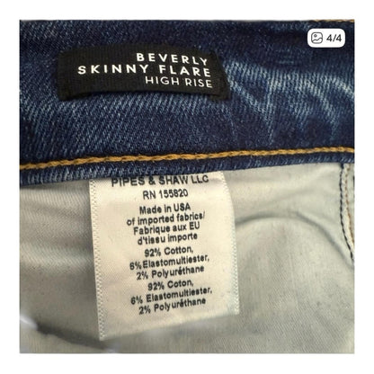 Veronica Beard Dark Blue Straight Leg Jeans