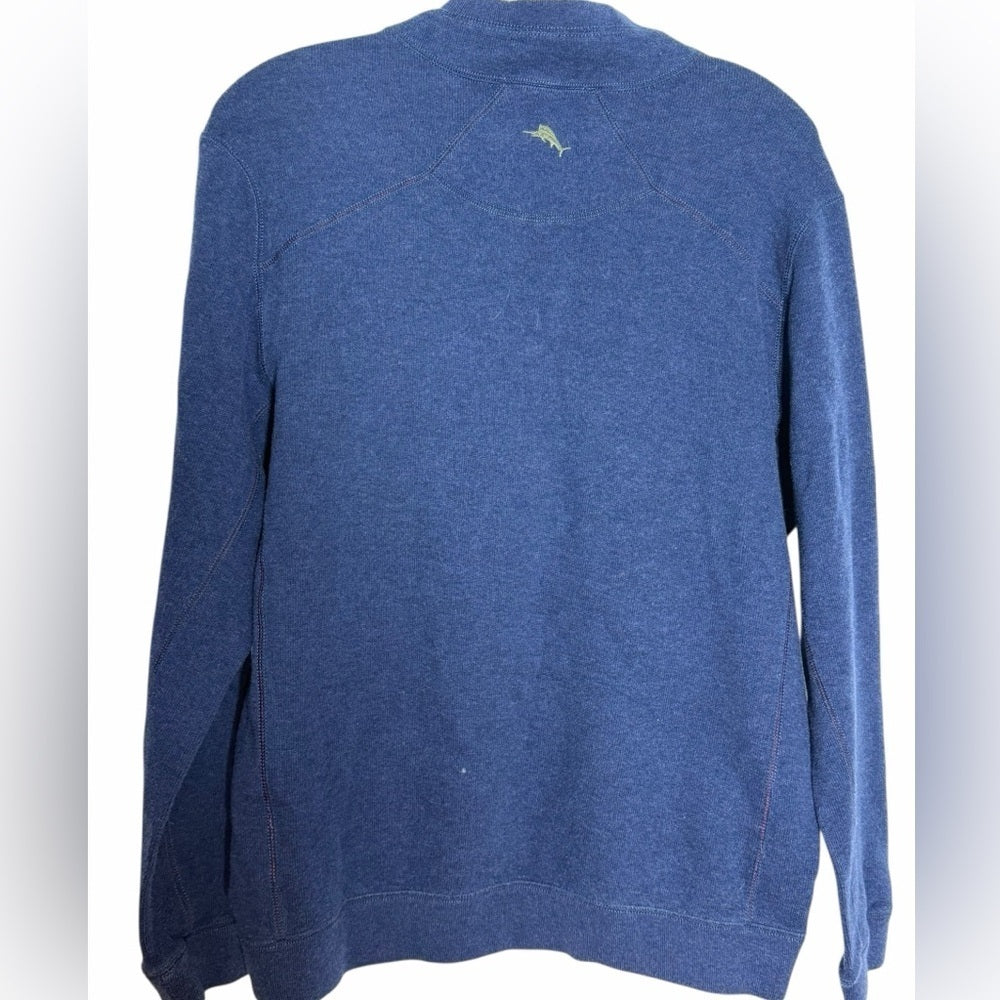 Tommy Bahama Navy Pullover Sweater - Causal - Size M