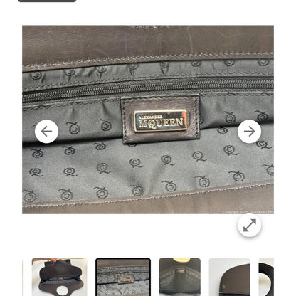 Alexander McQueen Black Tote Bag - Authenticity Certification
