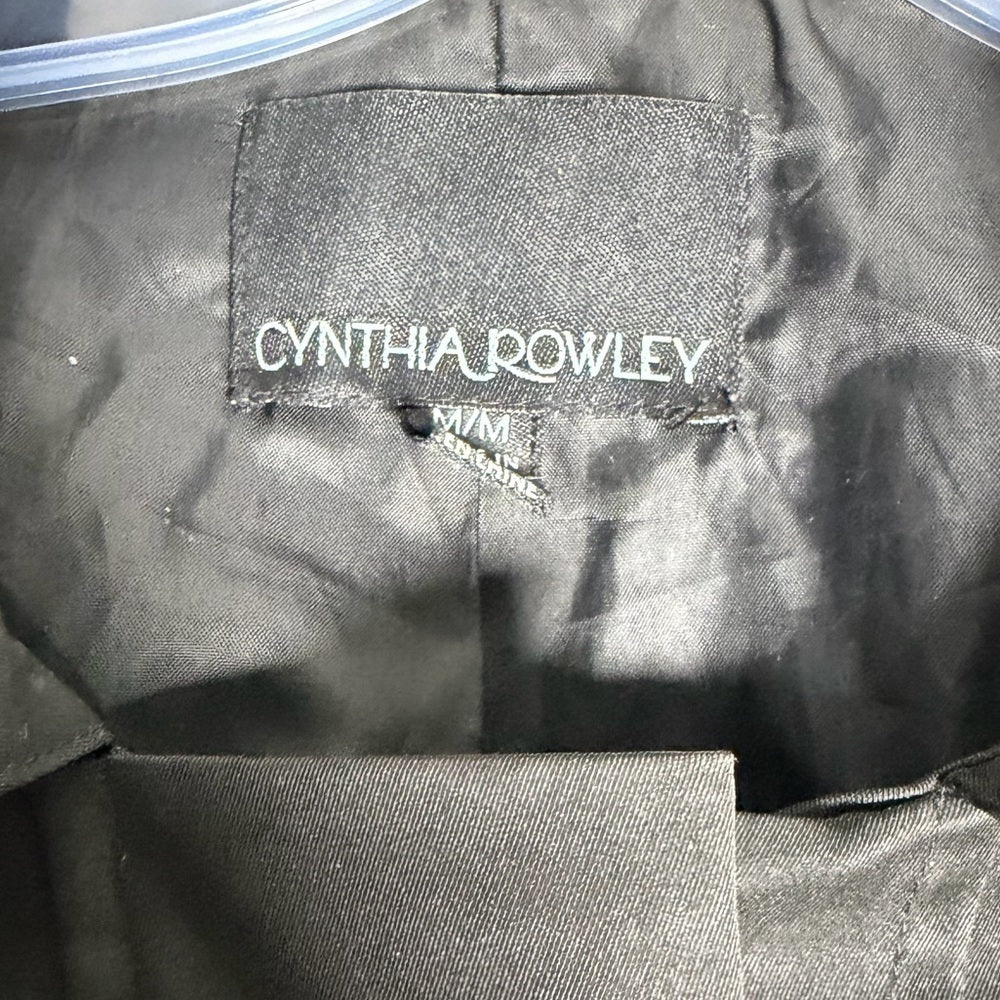 Cynthia Rowley Designer - Trendy Black Women's Blazer - Date Night - Size M