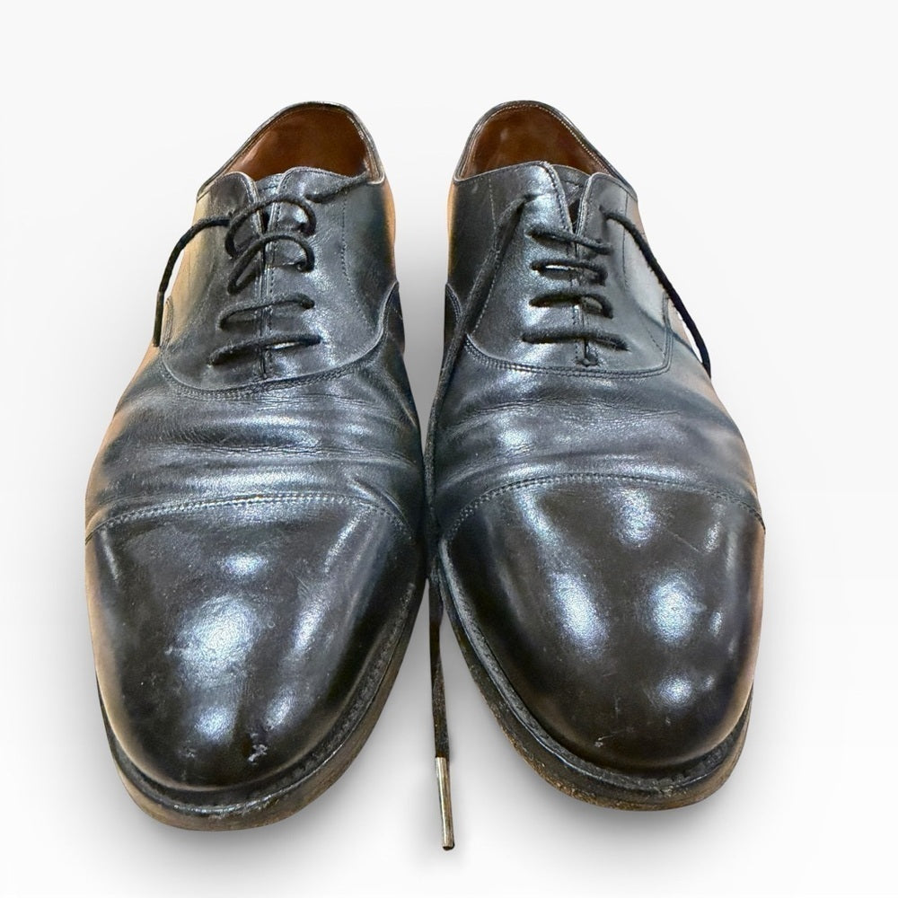 John Lobb Black Leather Men's Loafers - Size 10.5