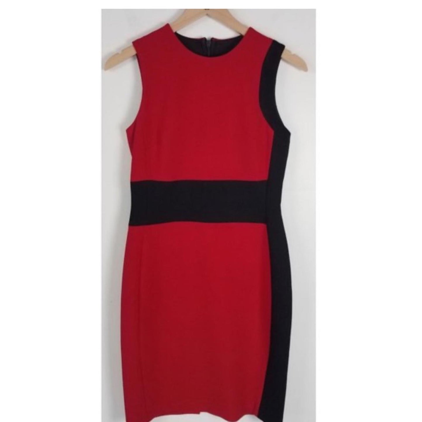 Iris Setlakwe Red and Black Midi Dress