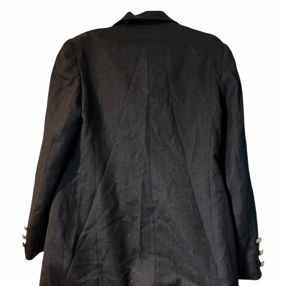 Holt Renfrew, Women's Double-Breasted Gray Blazer, Elevated Office wear - Size 8