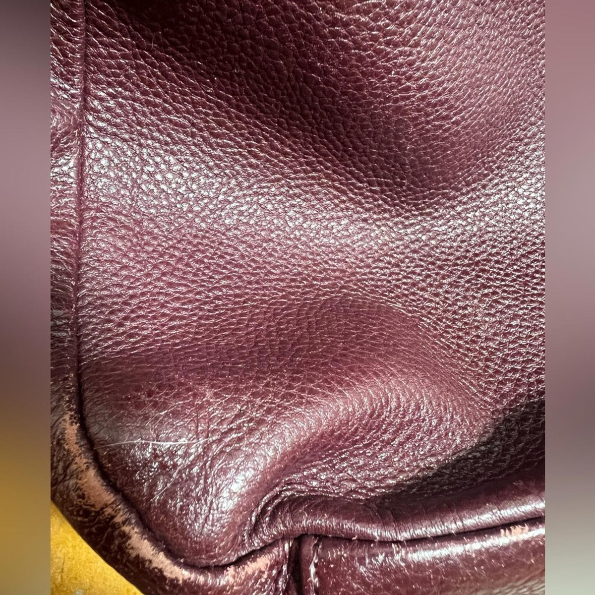 RUDSAK Burgundy Leather Messenger Bag - Atelier Noir