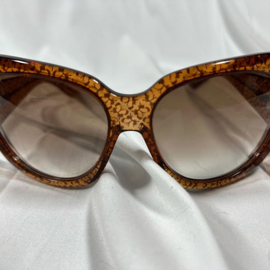 Bottega Veneta Brown Cat-Eye Sunglasses