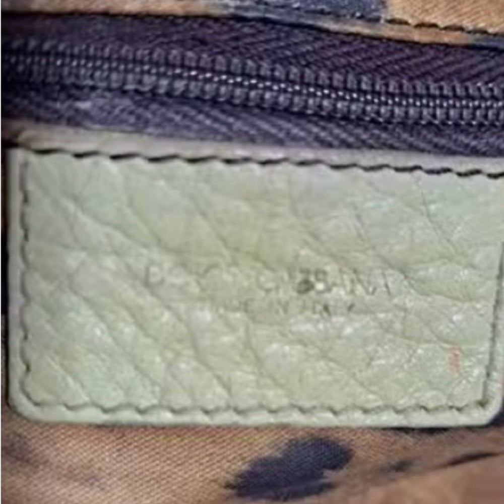 Dolce & Gabbana Cream Leather Women's Bag