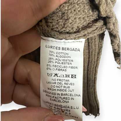 Lourdes Bergada Designer -  Chic Olive Women's Sweater - Casual Wear - Size S