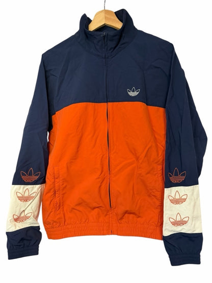adidas Women's Navy & Orange Colorblock Bomber Jacket