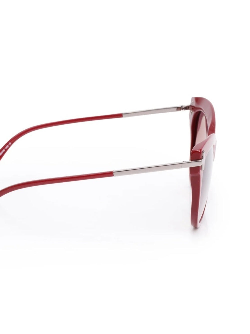 Tom Ford Red Cat-Eye Sunglasses with Pink Gradient Lenses and Case Included