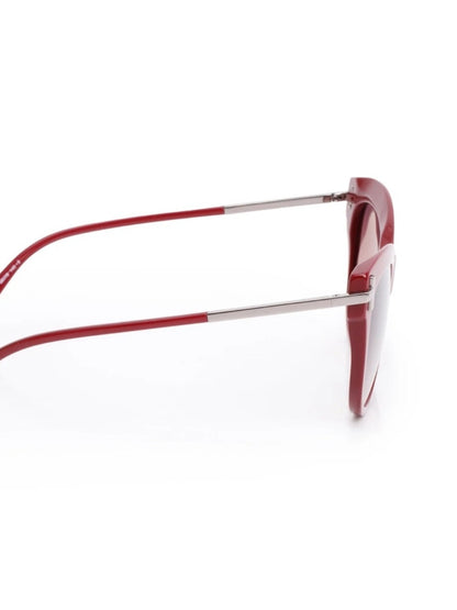 Tom Ford Red Cat-Eye Sunglasses with Pink Gradient Lenses and Case Included