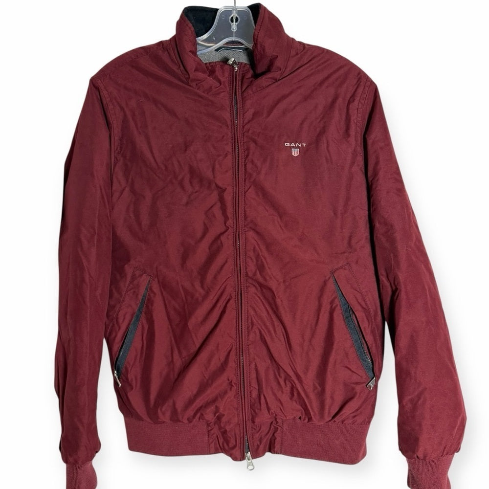 GANT Men's Maroon Jacket - Date Night - Sporty - Size S