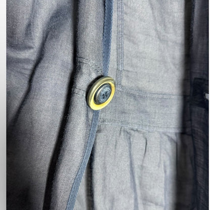 Brunello Cucinelli Dark Blue Blazer, Office Chic /Night Out - Elevated - Size M