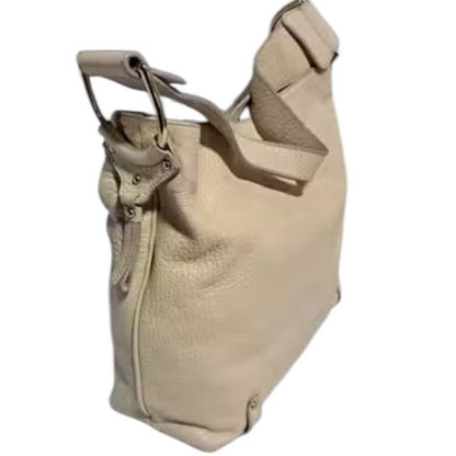 Dolce & Gabbana Cream Leather Women's Bag