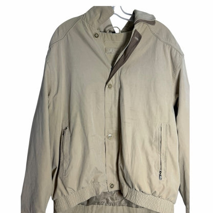 Saxon - Designer Men's Tan Jacket - Casual Chic - Size XL