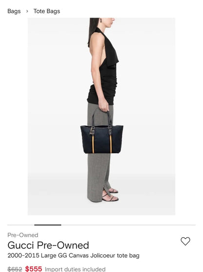 Gucci 2000-2015 GG Canvas Jolicoeur tote bag