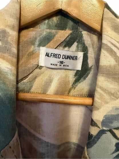 Alfred Dunner Neutral & Blue Floral Blazer