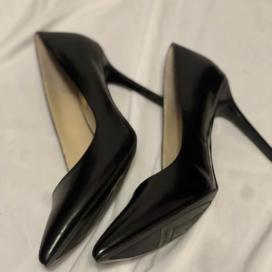 Marc Fisher Black Patent Leather Stiletto Heels - excellent condition