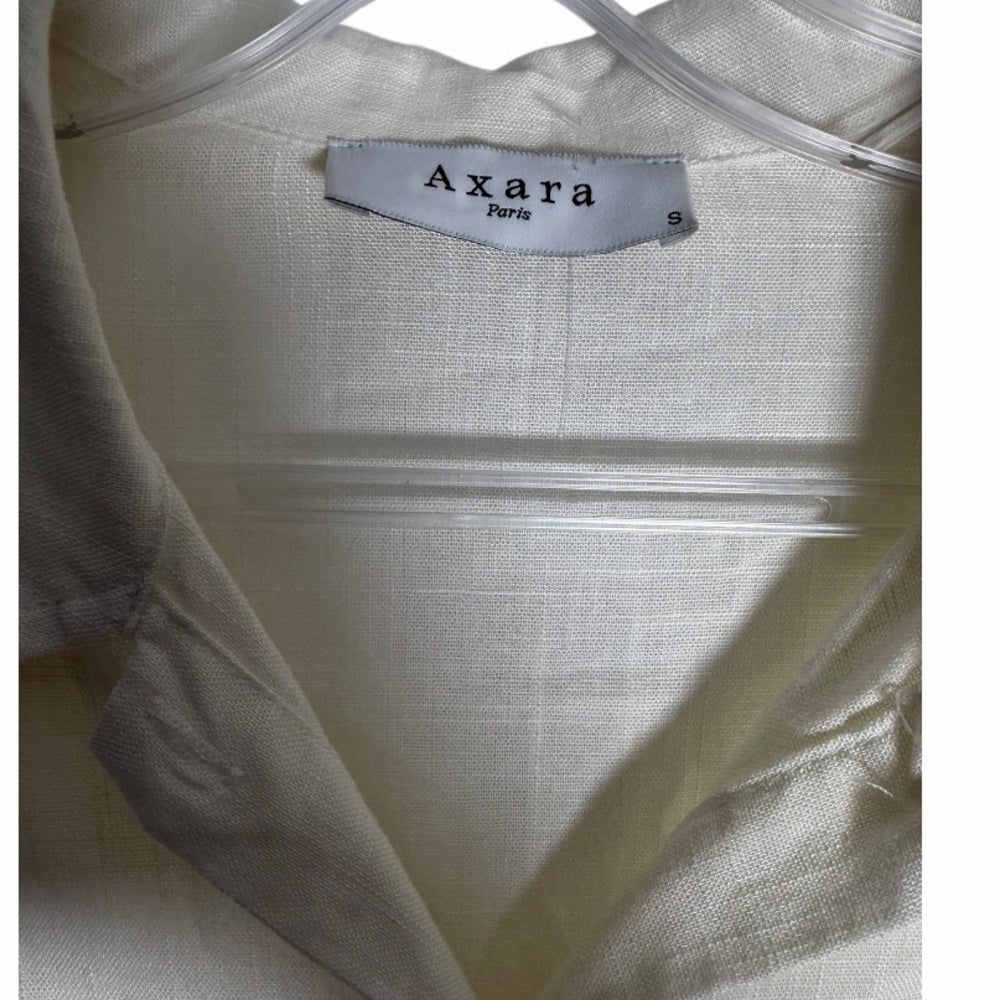 Axara Paris - Cream Button-Down Dress - Size S