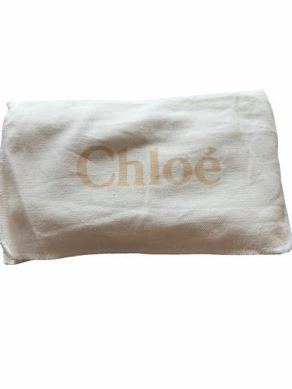 Chloe Zip-Around Pebbled Leather Wallet in Taupe Beige