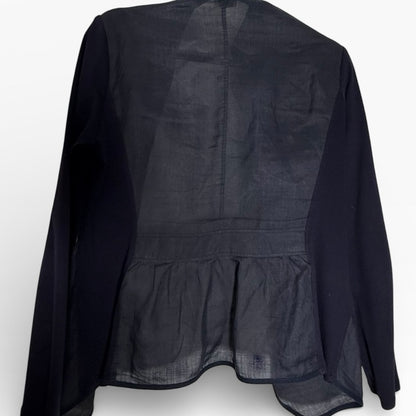 Brunello Cucinelli Dark Blue Blazer, Office Chic /Night Out - Elevated - Size M