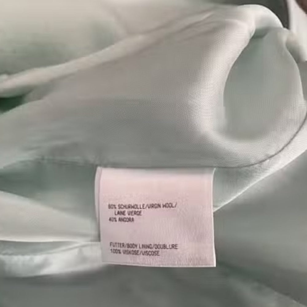 Basler Women's Light Green Blazer - Elevated Office Wear A size 46 (14-16)