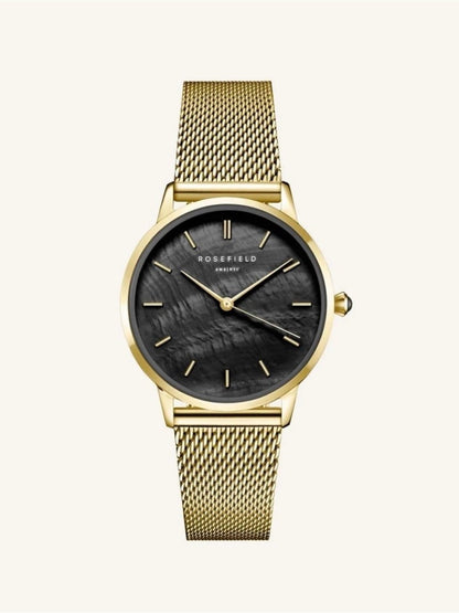 Rosefield Pearl Edit Gold Mesh Watch Strap