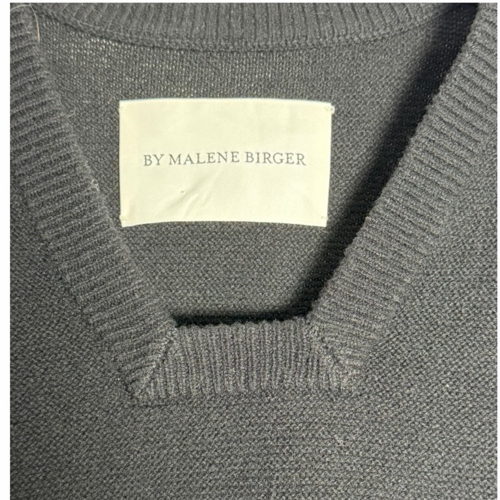 Marlene Birger - Designer - Black Wool Top - Small