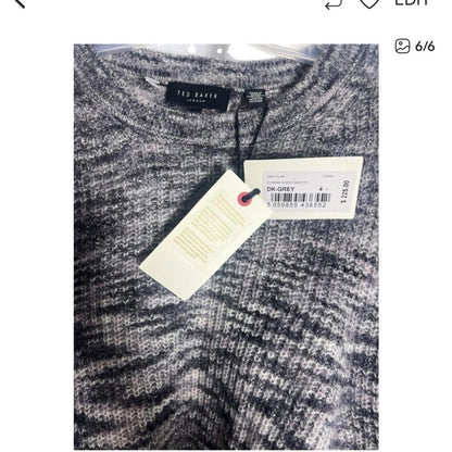 Ted Baker Charcoal Women's Sweater - XL