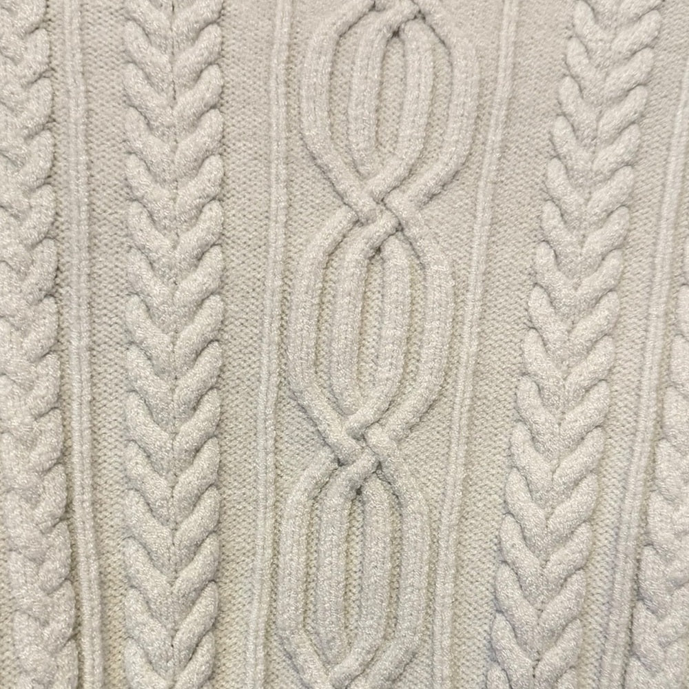 Tristan Cream Knit Sweater - Size L