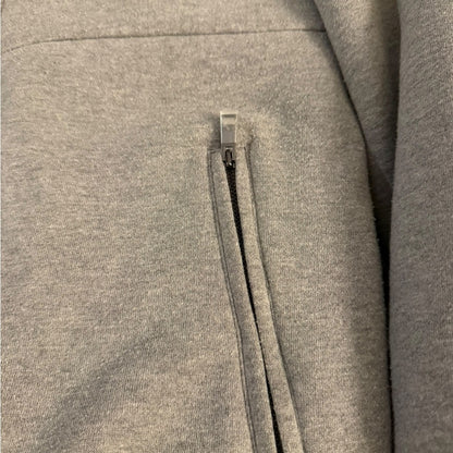 Armani Exchange Heather Gray Zip-Up Hoodie - Casual XS