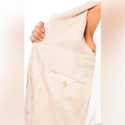 BCBGMaxAzria Cream Trench Coat -Runway Edition