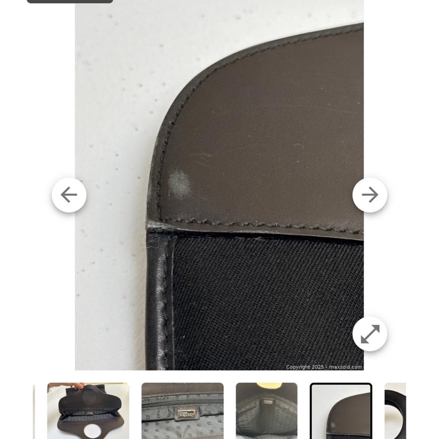 Alexander McQueen Black Tote Bag - Authenticity Certification