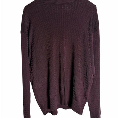 Baracuta Burgundy Crewneck Sweater