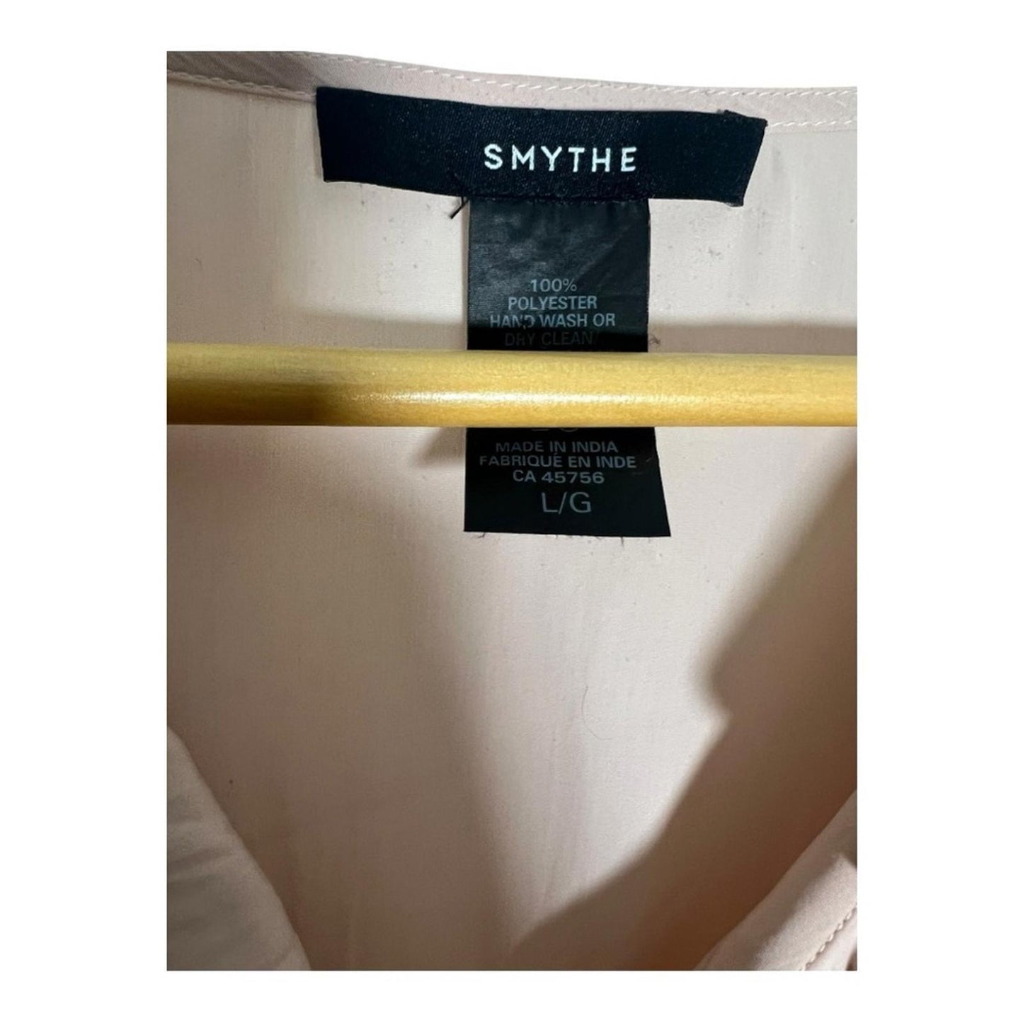 Smythe Light Pink Ruffle Blouse