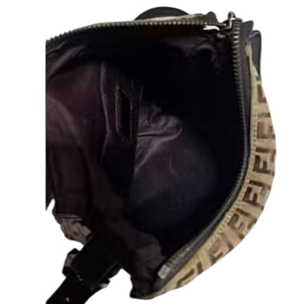 Fendi Tan and Black Crossbody Bag