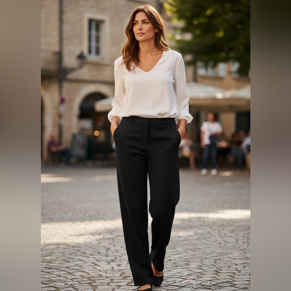 BCBGMaxAzria Classic Black Trousers