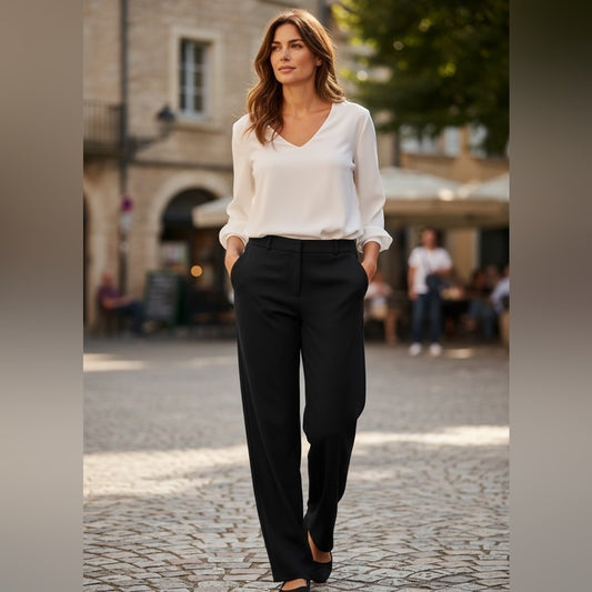 BCBGMaxAzria Classic Black Trousers