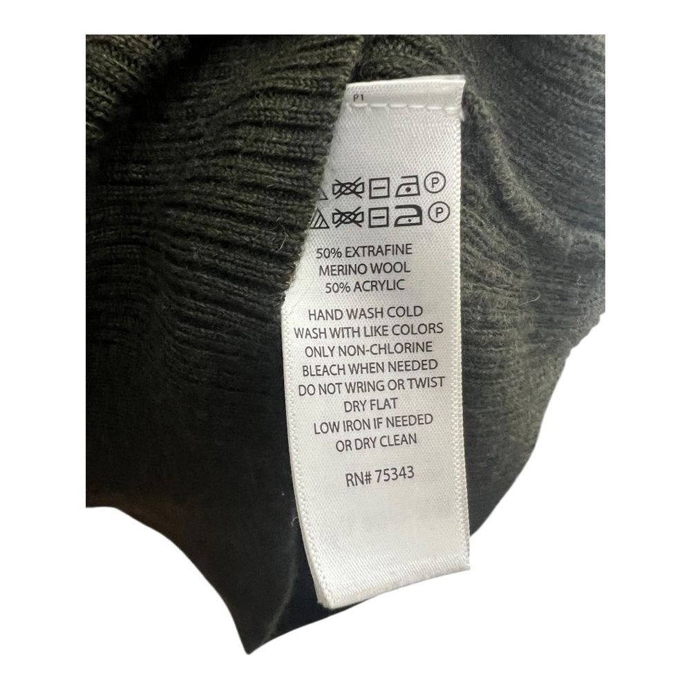 Paul costelloe - Olive Cowl Neck Sweater - XL - cozy chic - lounge