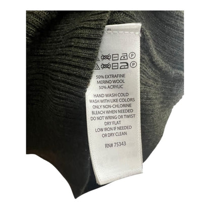 Paul costelloe - Olive Cowl Neck Sweater - XL - cozy chic - lounge