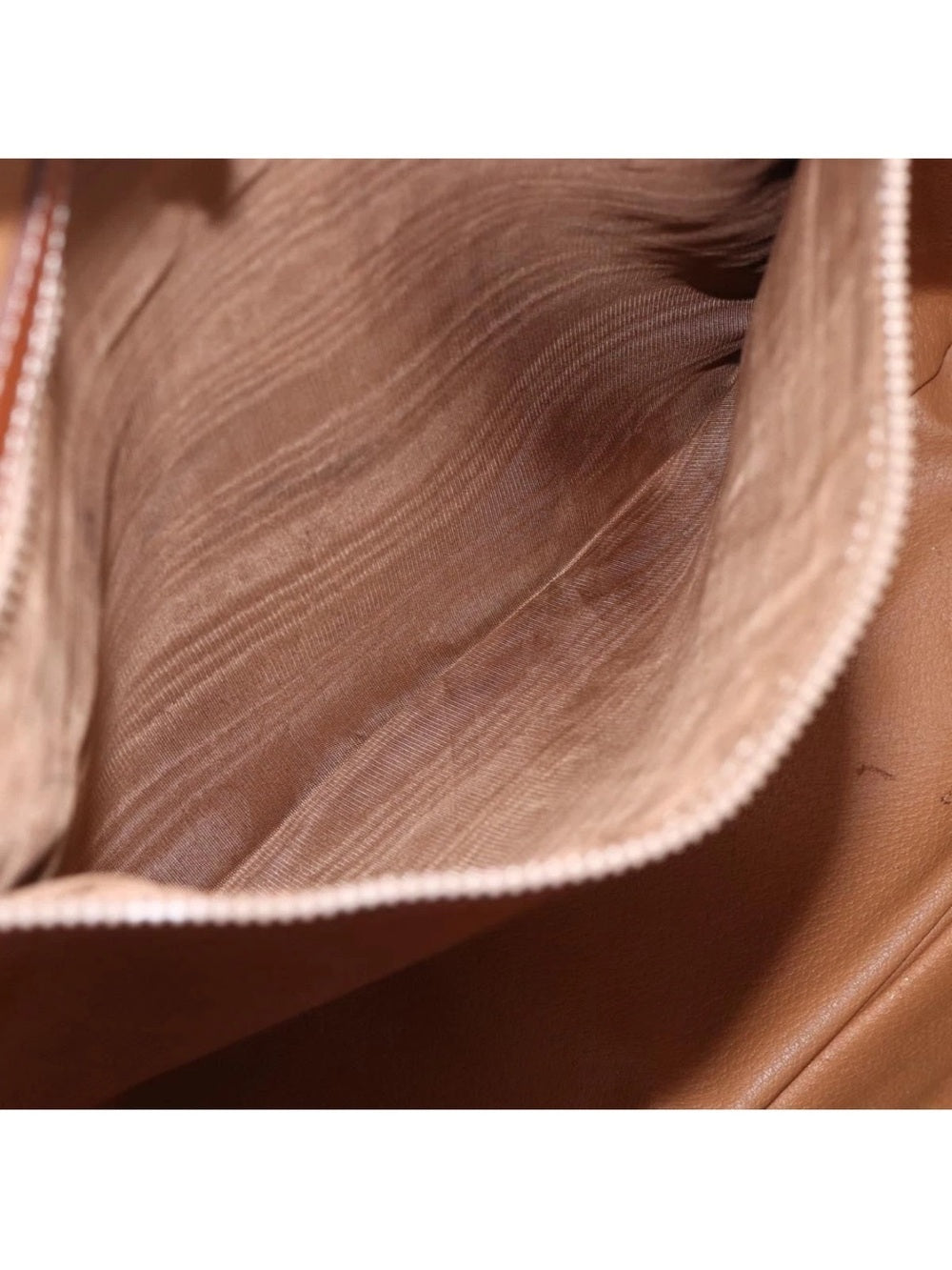 Celine Brown Monogram Madam Tote with Tan Leather Trim and Gold Accent