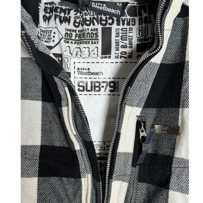 Westbeach - Ski Jacket - Black and White - Casual Streetwear - Size Medium