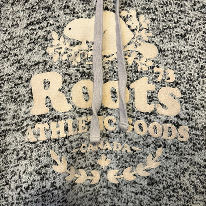Roots Women's Black and White Hoodie - Casual Wear - Size M